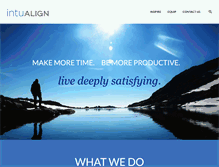 Tablet Screenshot of intualign.com